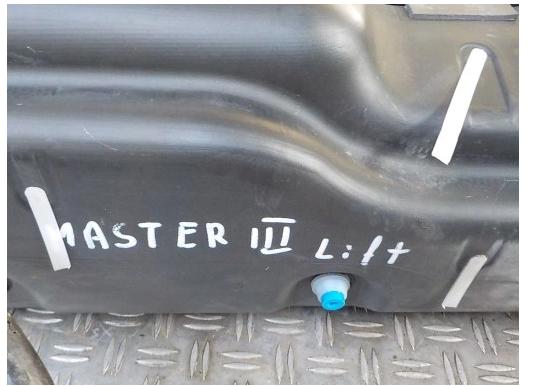 MASTER III MOVANO 2.3 Nádržka paliva NÁDRŽ: pumpa