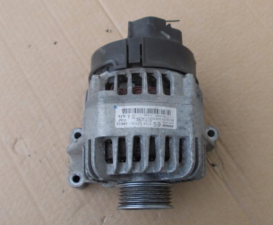 Alternator Fiat Punto 500 Mito: 1.2 51714794 70A