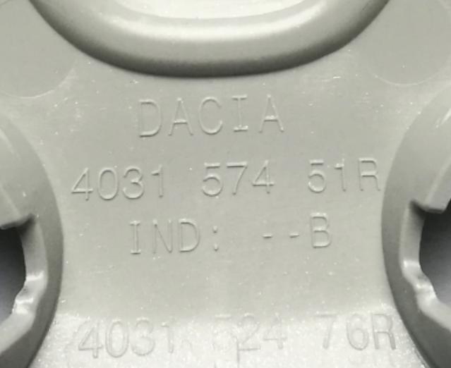 Dacia Duster: puklice originál 403157451 R