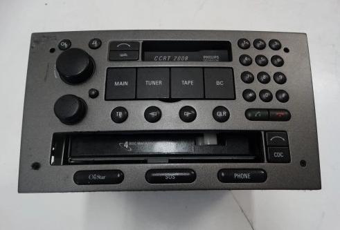 RADIO SIEMENS VDO OPEL VECTRA C 330886636 ulomene spodne dvierka vid foto