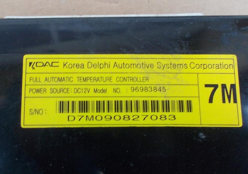 Panel klimatizácie Opel Antara 96983845