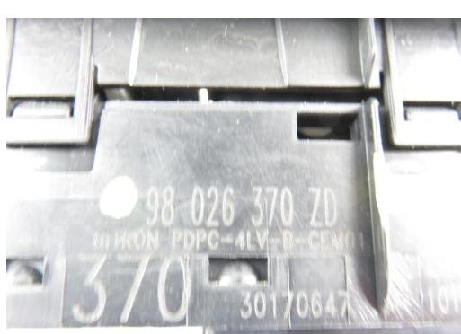 Panel ovládania okien 508 I 98026370ZD