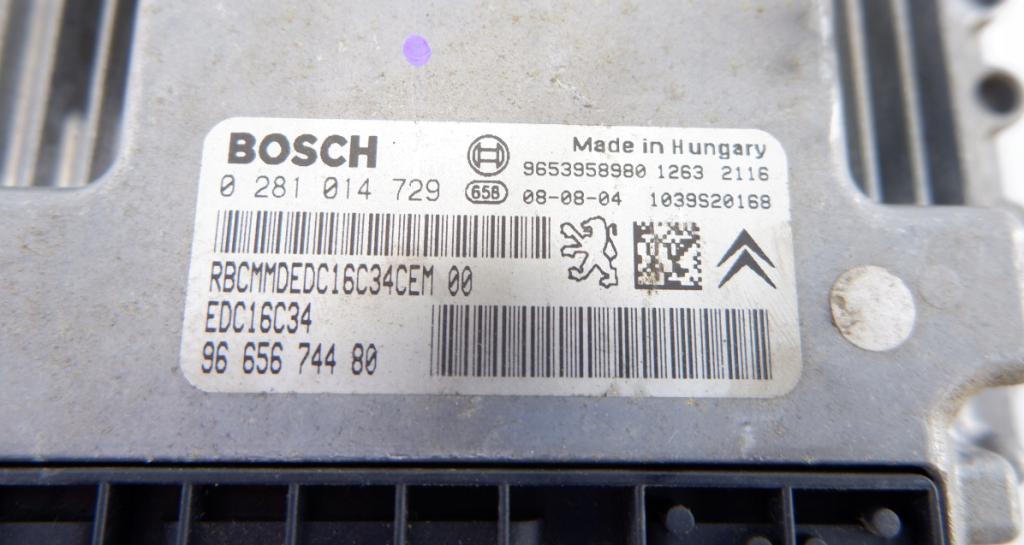 riadiaca jednotka Motor C4 PICASSO 1.6 HDI 9665674480