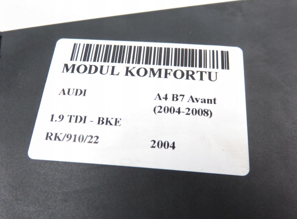 Modul komfortu AUDI A4 B7 8E0959433BP