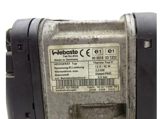 Webasto VW TOURAN I LIFT FL 1K0815065AG