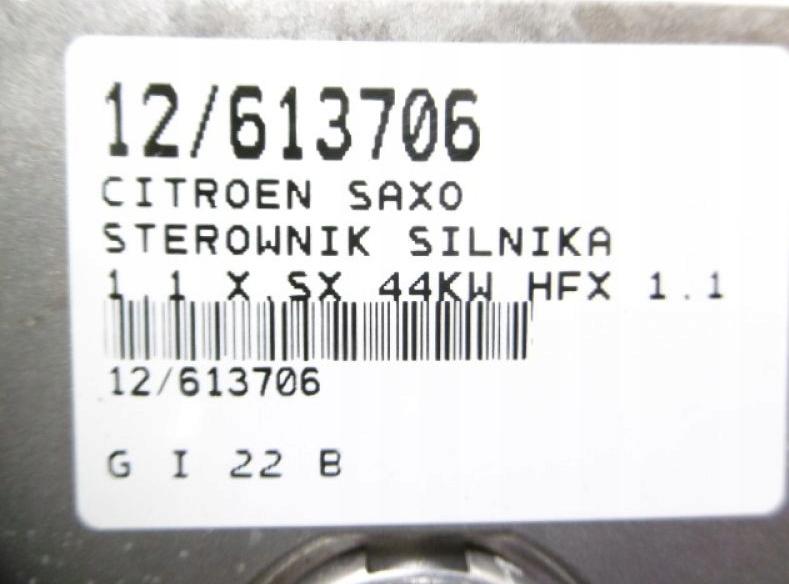 SAXO riadiaca jednotka 1,1 9631528780 0261204788