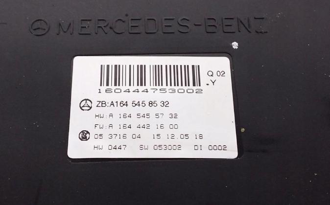 MERCEDES-BENZ W251 Riadiaca jednotka komfortu A1645458532