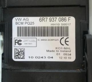 modul komfortu SKODA FABIA II 6R7937086F
