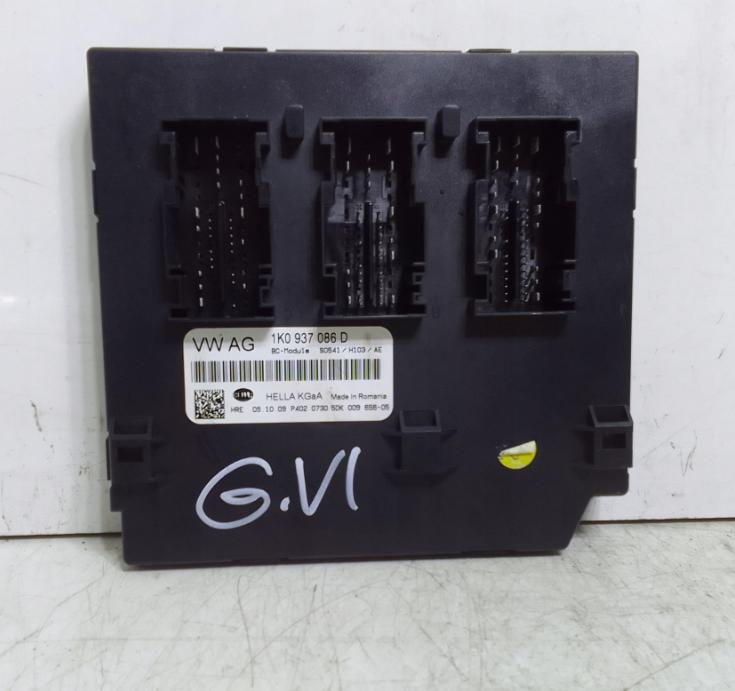VW GOLF IV Riadiaca jednotka Modul komfortu 1K0937086D