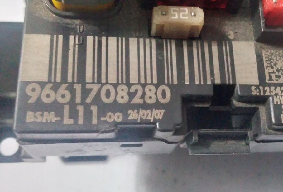 PEUGEOT 307 Skrinka Modul BSM 9661708280