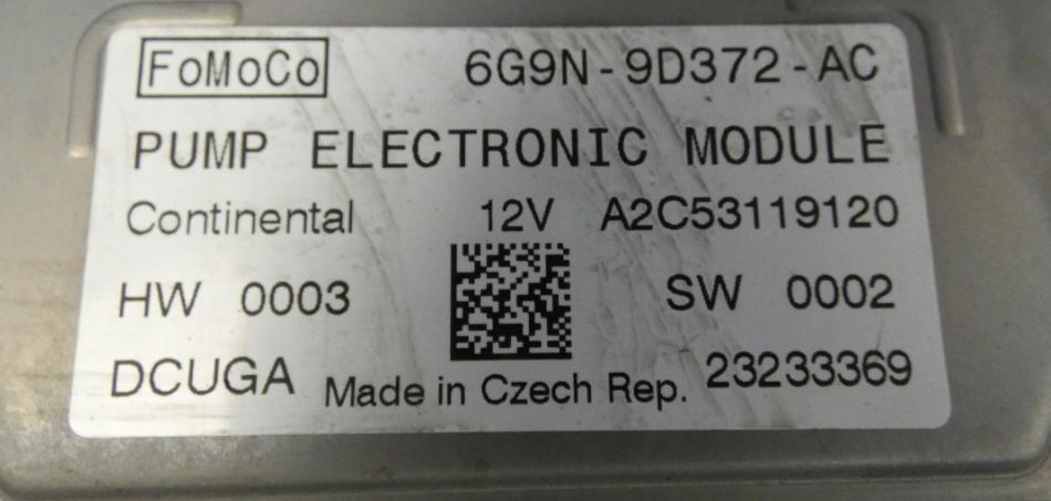 VOLVO modul pumpy paliva 6G9N-9D372-AC