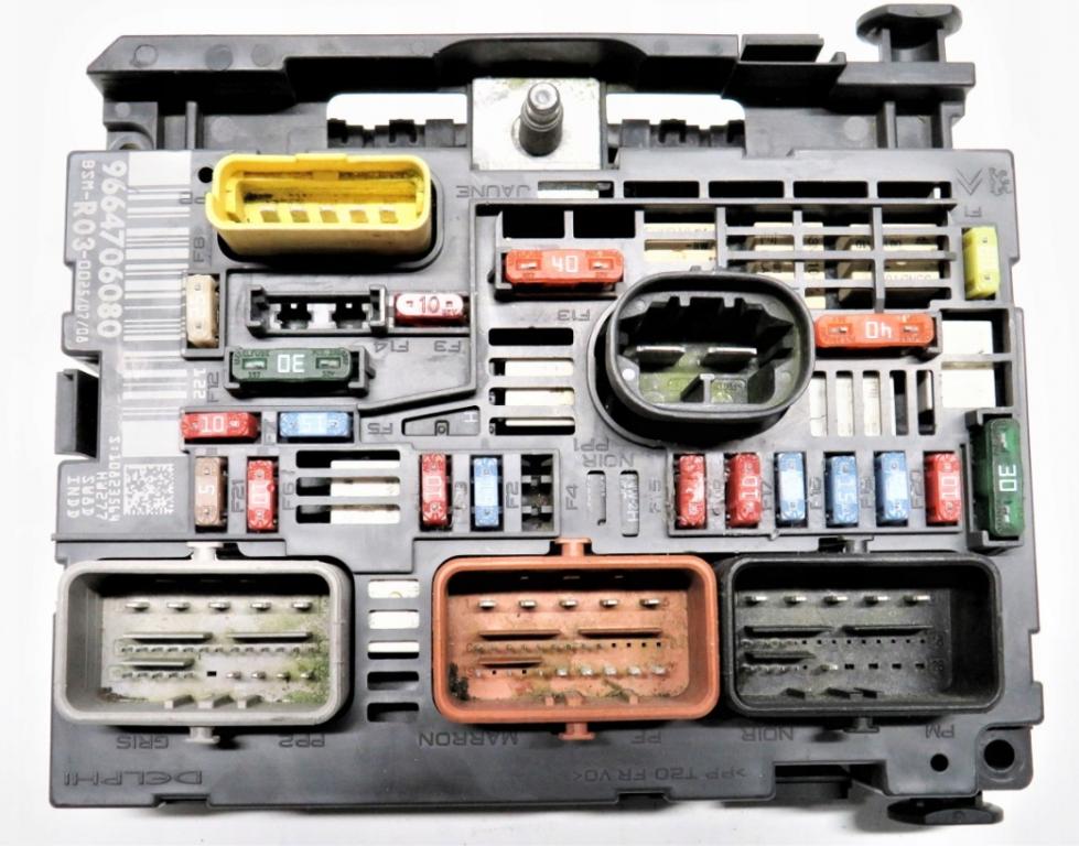 modul BSM CITROEN BERLINGO III skříňka POJISTKY: