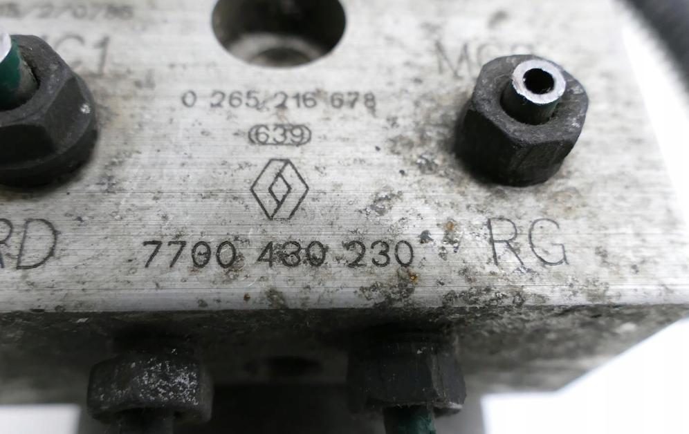 RENAULT SCENIC I Pumpa ABS Riadiaca jednotka 99r MEGANE 0273004394/7700430230/ 0265216678
