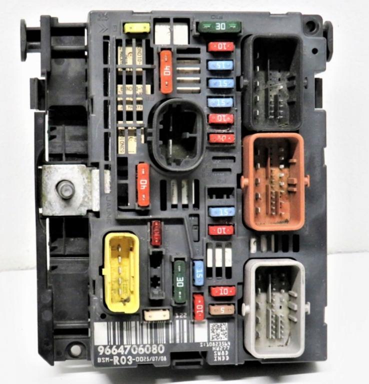 modul BSM CITROEN BERLINGO III skříňka POJISTKY: