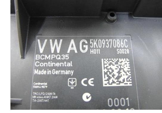modul komfortu BCM  VW SCIROCCO GOLF VI 5K0937086C