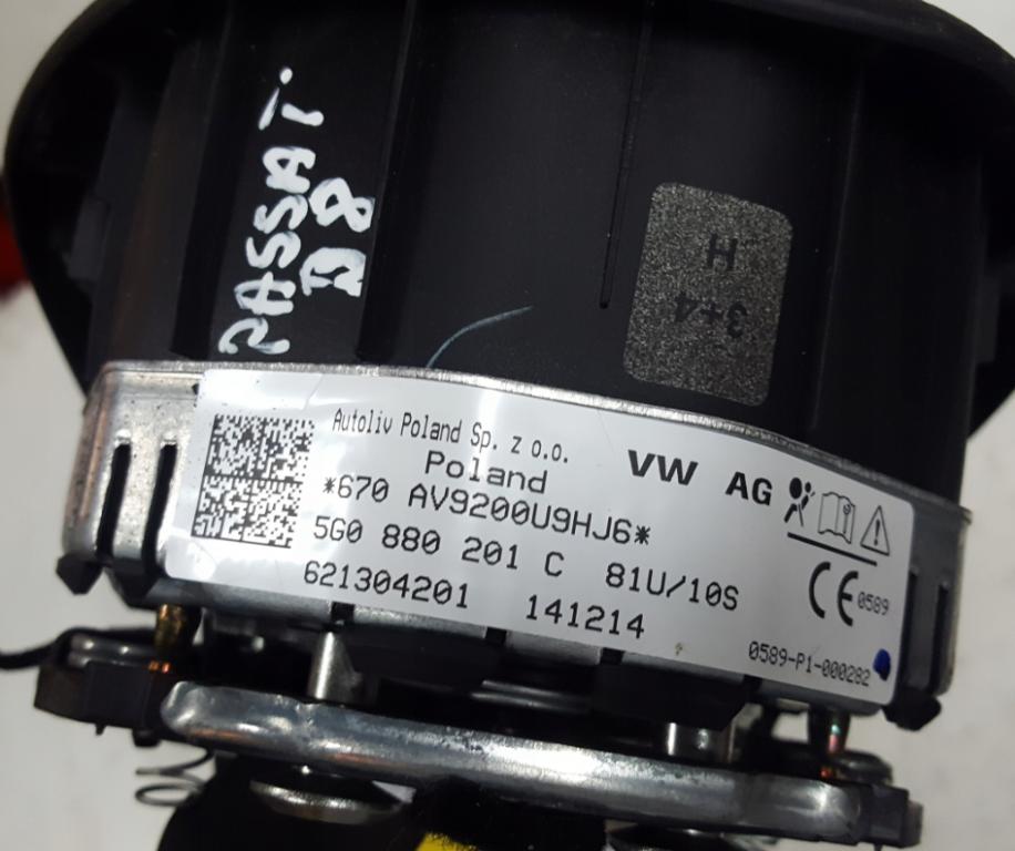 VW PASSAT B8 14r- AirBag airbag volantu