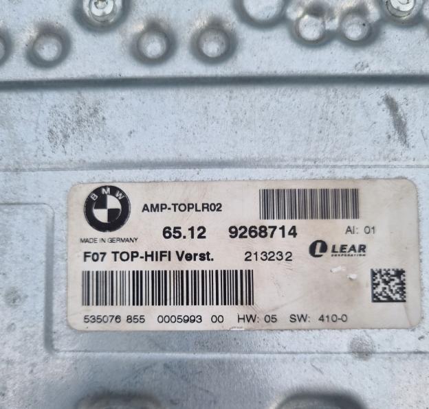 Zosilňovač LOGIC7 TOP-HIFI: BMW F07: F01
