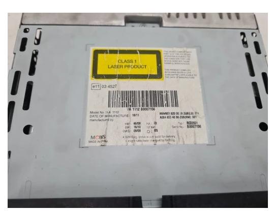 radio: rádio: VW CRAFTER SPRINTER 906 A9068200079 kód nemáme