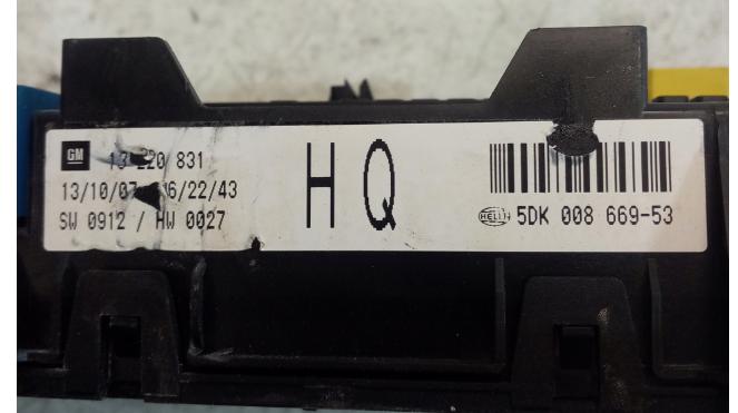 OPEL ASTRA H Skrinka Modul BSI 13115937