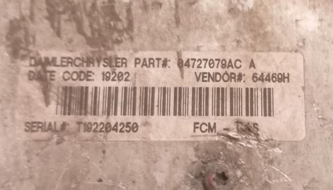skrinka poistka - modul Chrysler  3.8 04748555AC