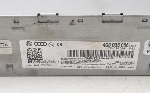 AUDI A6 C6 LIFT,: S-LINE TUNER radia 4G0035056