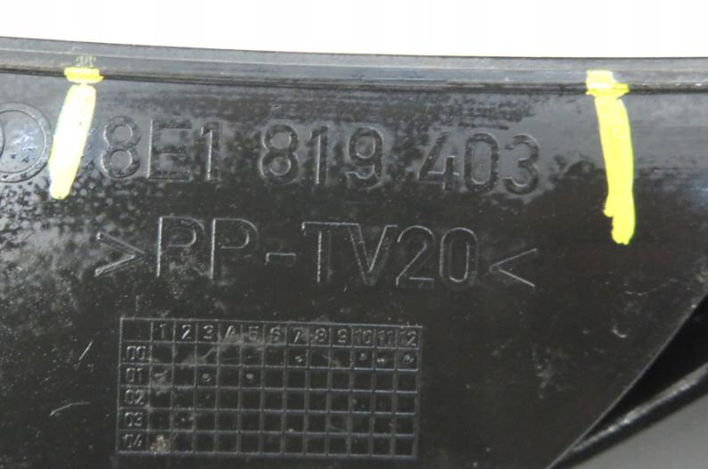 Torpédo, plast pod čelné okno AUDI A4 8E1819403