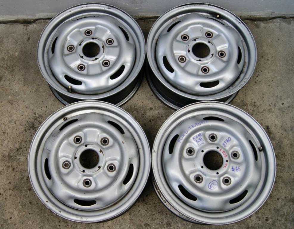 disky plechové FORD TRANSIT  ET 60 X 5,5J 5.5" x 15" 5x160