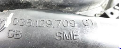 Potrubie sacie, sanie SKODA FABIA I 1.4 036129709GT