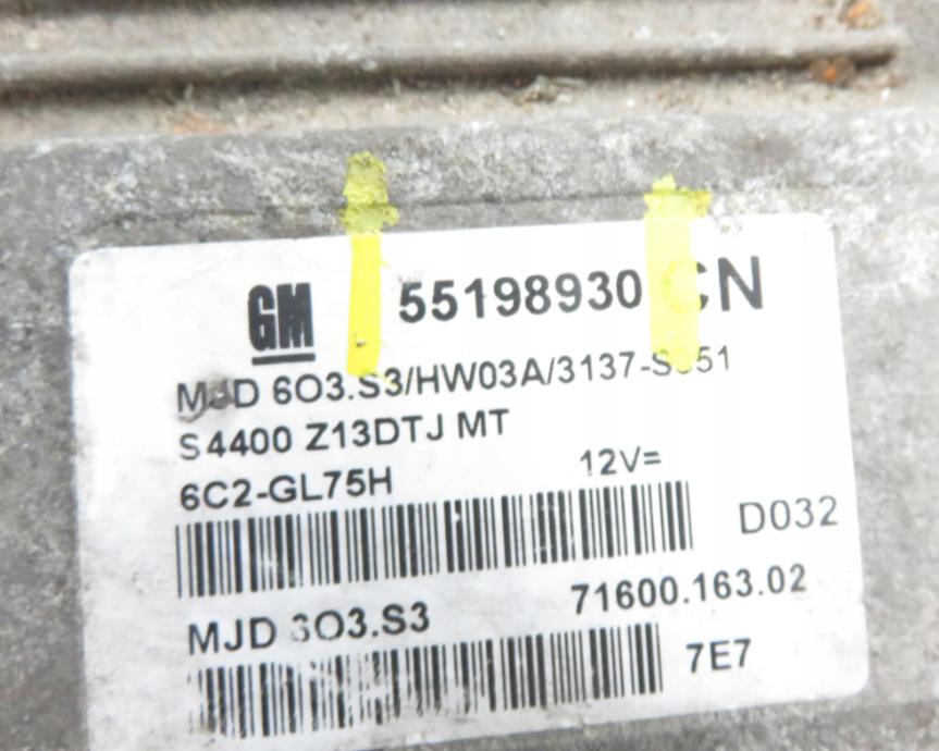 Riadiaca jednotka OPEL CORSA D 1.3 CDTI 55198930