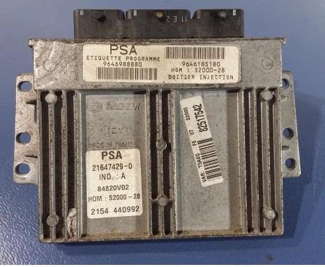 PEUGEOT 307 1.4 Riadiaca jednotka Motor 9646988880