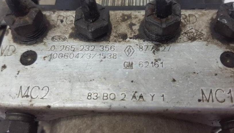 Pumpa ABS RENAULT TRAFIC II 0265232356 0265800839