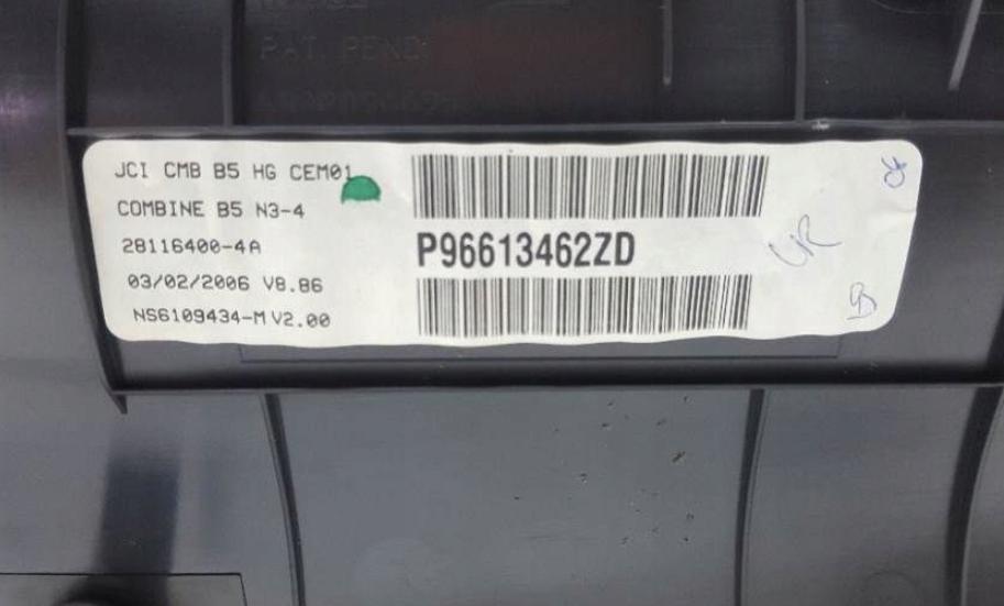 Dislpej Prístrojovka CITROEN C4 I 2006 P96613462ZD
