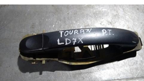 VW TOURAN I Kľučka vonkajšia pravá zadná LD7X: