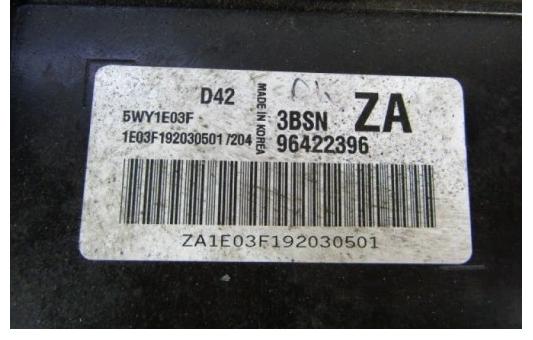 LACETTI riadiaca jednotka Riadiaca jednotka Motor 1.6 16V 96422396