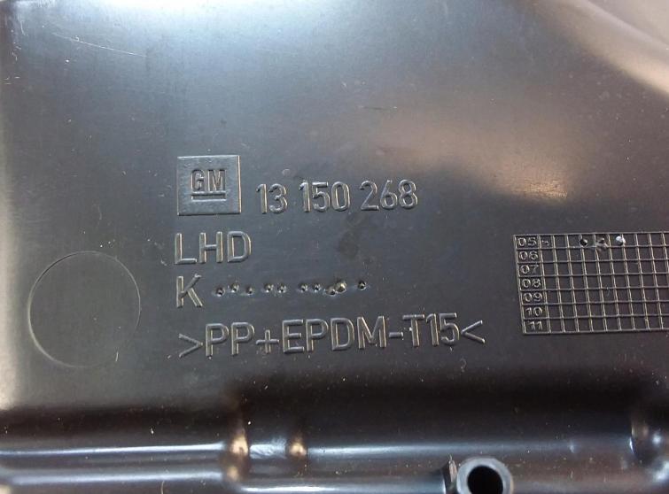 OPEL ZAFIRA B Priehradka, kastlík pravy spolujazdca 13150268