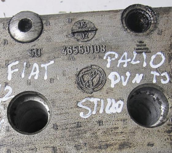 hlava válců motora FIAT PALIO PUNTO STILO 1.2 16V 46550108