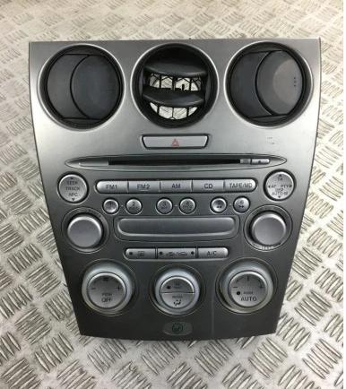 Radio panel kúrenia klimatizácie Mazda 6  GJ6G66DSXE02 -- KOD NEMAME --