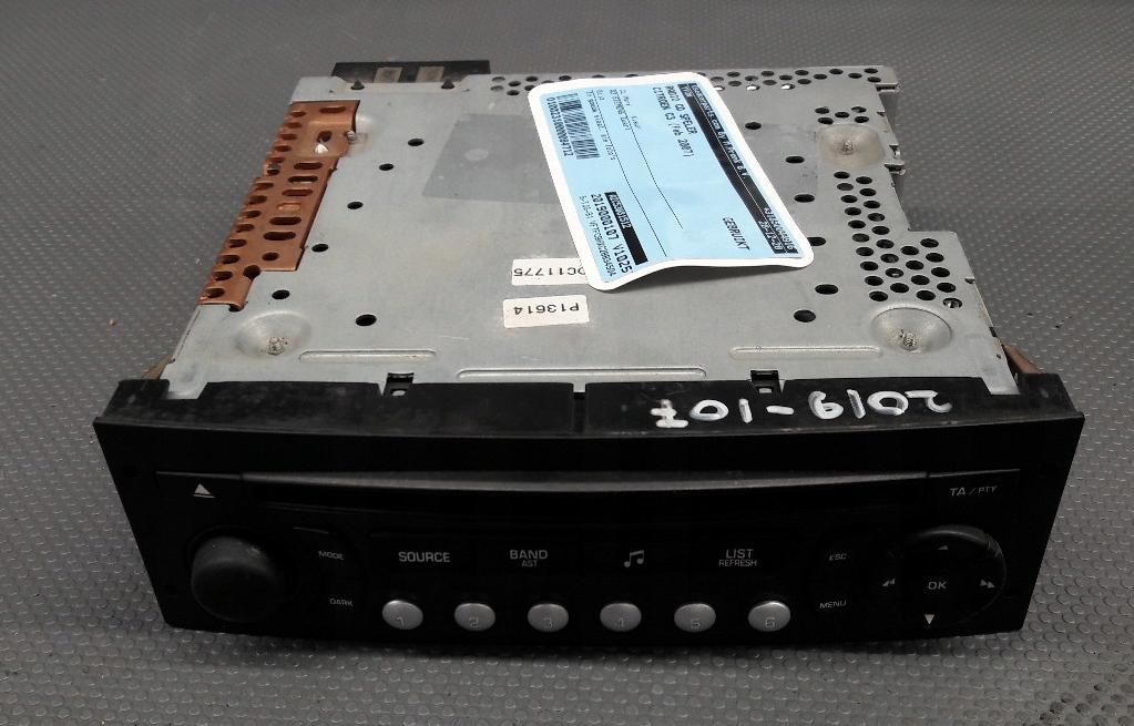 96624490XT Radio CD Citroen C3 -- KOD NEMAME --