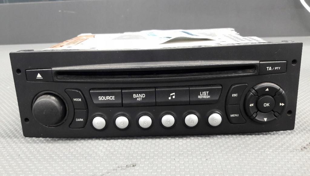 96624490XT Radio CD Citroen C3 -- KOD NEMAME --