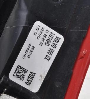 VOLVO V60 Svetlo ľavá strana zadná ľavy zad 31214963