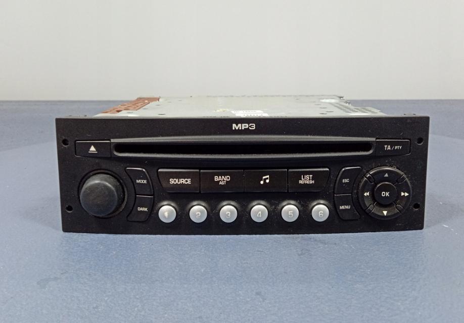 PEUGEOT 207 RADIO CD MP3 fabricky OEM