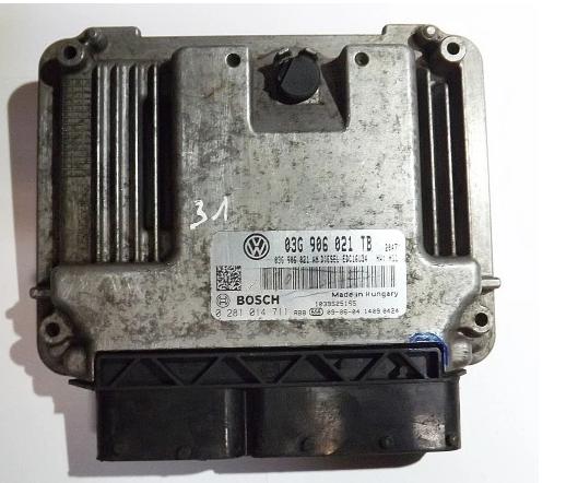 Škoda riadiaca jednotka 03G906021TB 0281014711