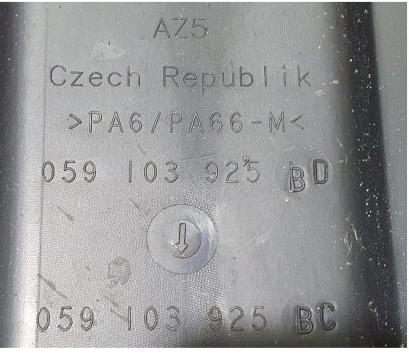 TOUAREG 3.0 TDI Clona horná Motor 059103925BD