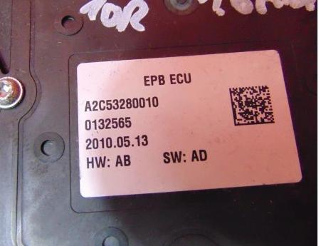 PEUGEOT 3008 I T84: BRZDA: ručný elektrický 9684898480