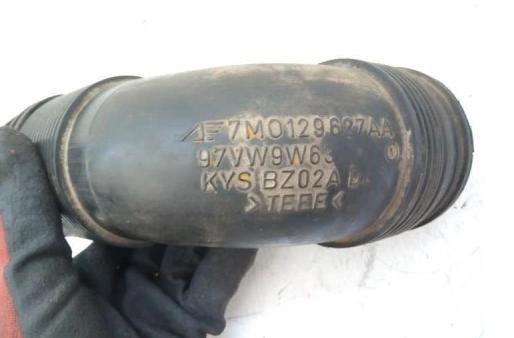 Rúra INLET: vzduchu VW SHARAN 1.9 TDI 7M0129627AA
