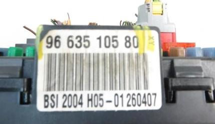 BSI PEUGEOT 307  1.6 HDi 9663510580