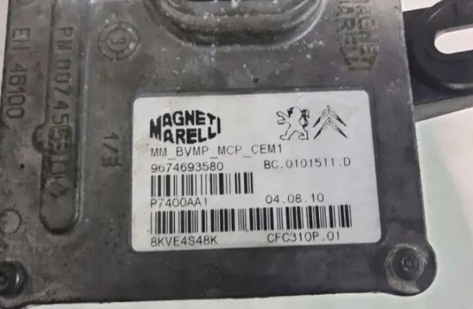 řídící jednotka převodovky - 9674693580 1.6HDI CITROEN