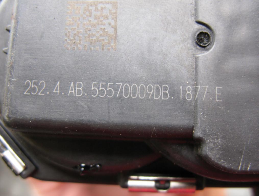 Škrtiaca klapka  OPEL ASTRA IV J 1.6 CDTI diesel
