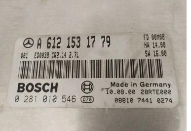 Riadiaca jednotka regulátor: motora Mercedes ML W163