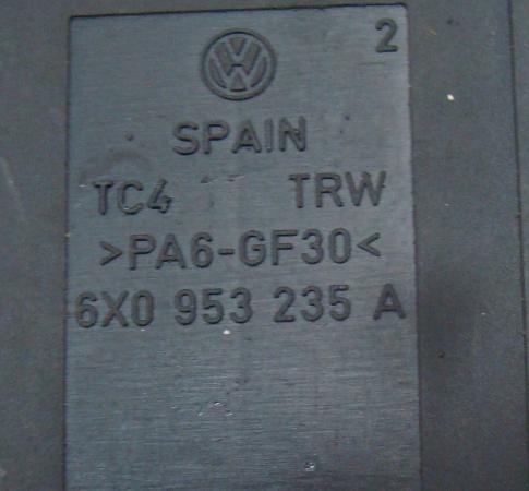 spínač světel nouzových VW LUPO 6X0953235A